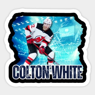 Colton White Sticker